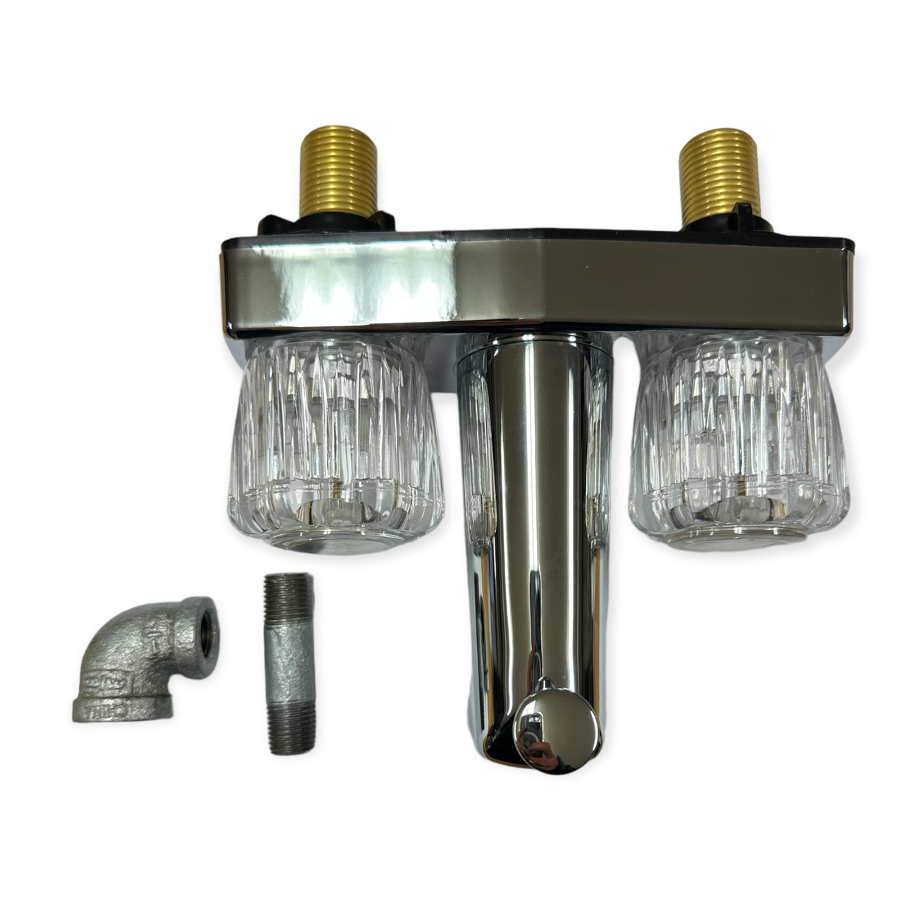 Tiger Faucets Mobile Home 4" Tub & Shower Faucet P009NB H & S Mobile